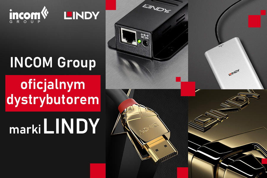 INCOM Group oficjalnym dystrybutorem marki premium – LINDY