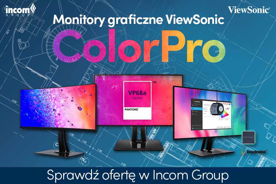 Monitory graficzne ViewSonic Color Pro w Incom Group!