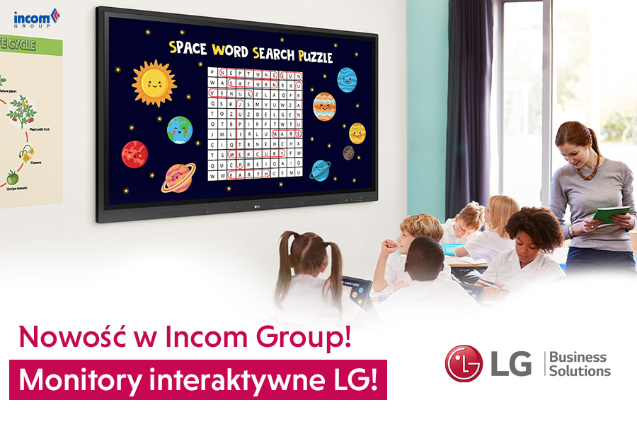 LG – niezawodne monitory interaktywne w ofercie Incom Group