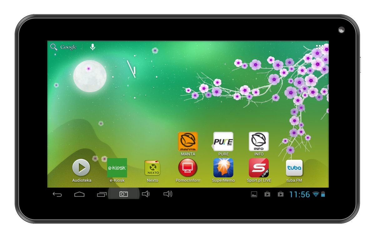 Manta: 7-calowy tablet z ekranem 1024 x 600