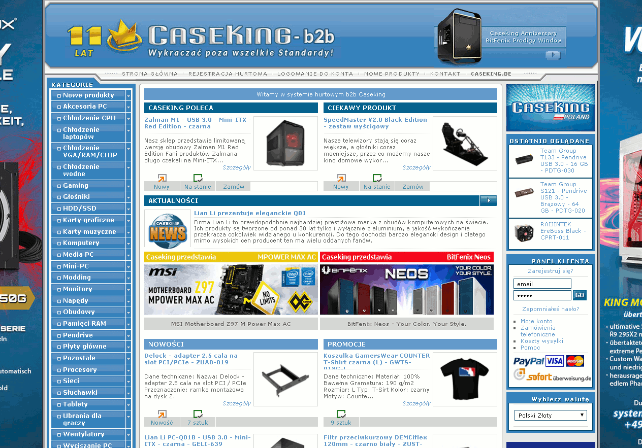 Caseking: platforma sprzedażowa dla resellerów