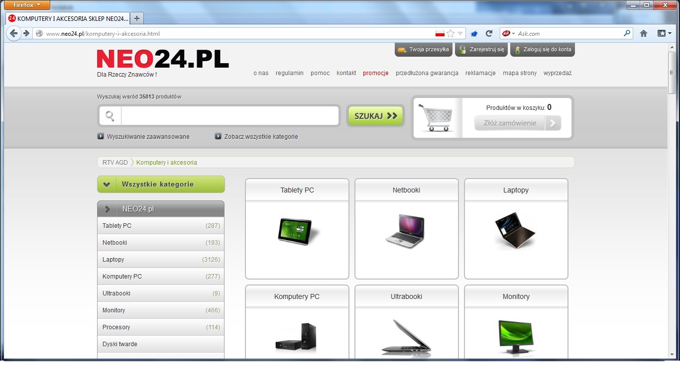 NEO24.pl: 100-procentowy wzrost sprzedaży w dziale „Komputery”