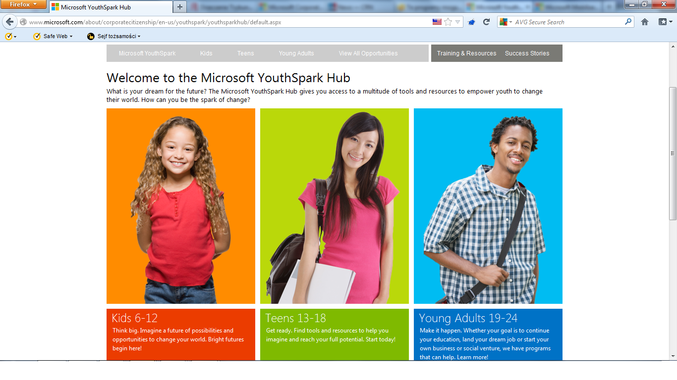 Microsoft pomoże 300 mln młodych ludzi