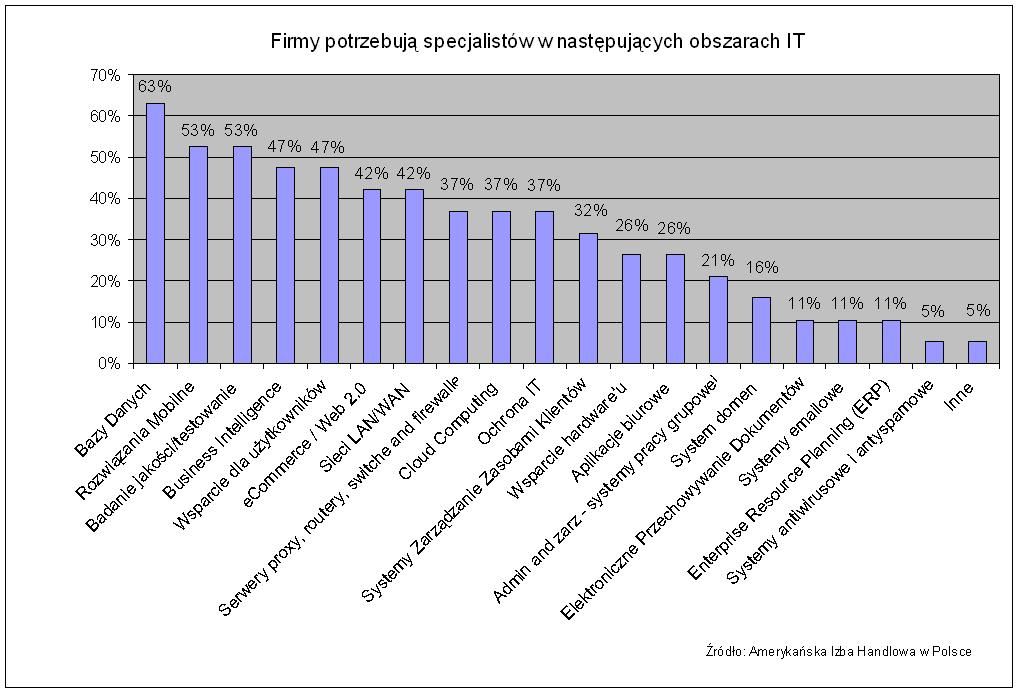 Najbardziej poszukiwani specjaliści IT w Polsce