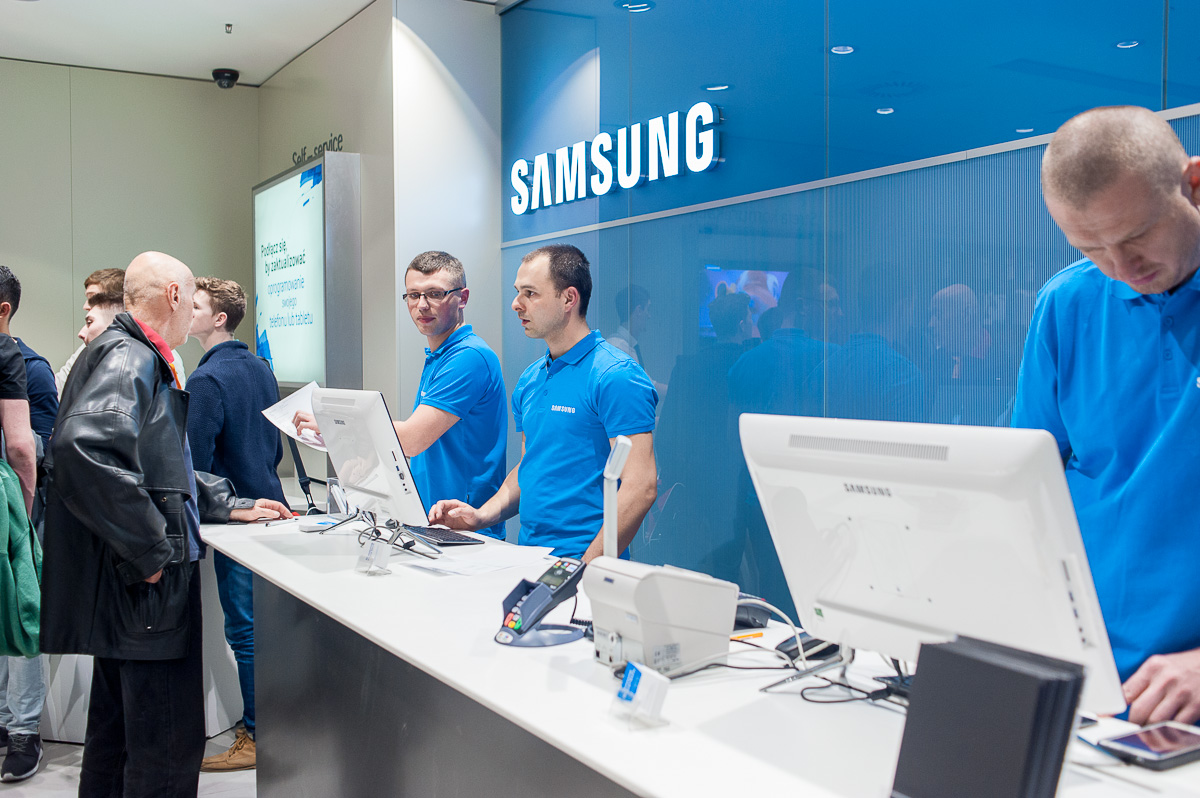 Nowe sklepy firmowe Samsunga
