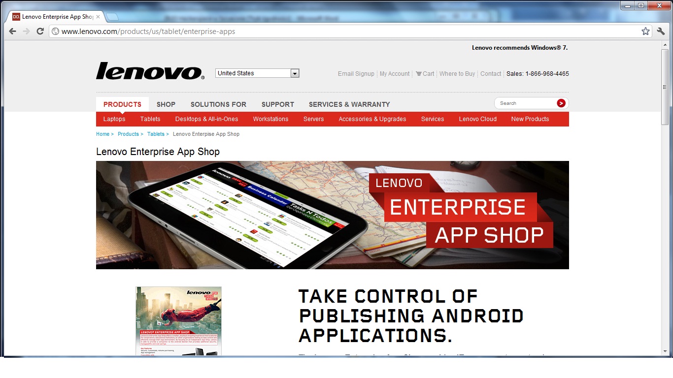 Lenovo: sklep z aplikacjami dla firm