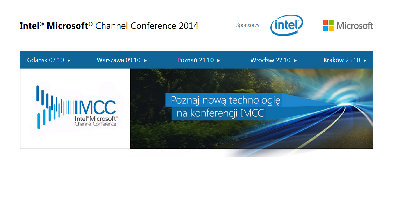 Intel Microsoft Channel Conference 2014 – o trendach i nowościach