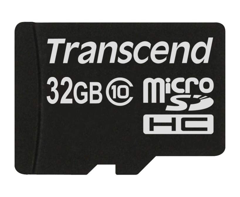 Transcend: 32 GB na karcie mikro