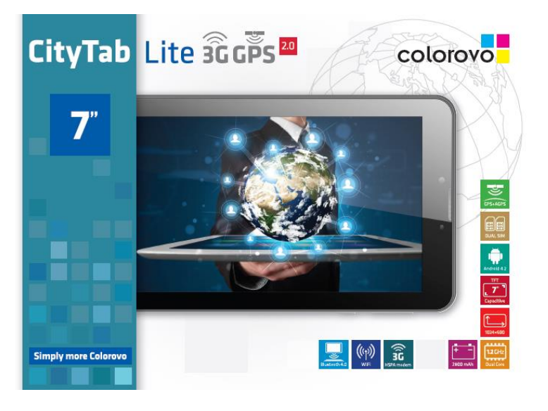 Colorovo: tablet 3G GPS