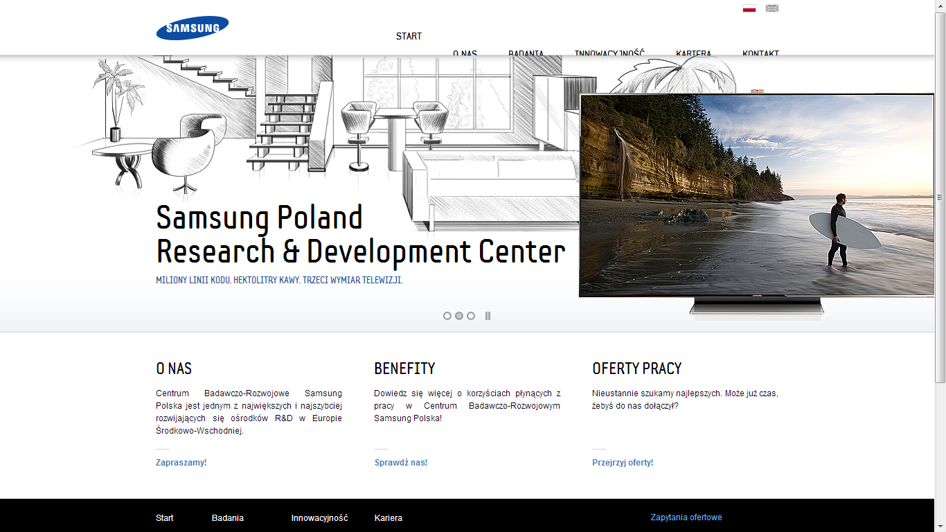 Samsung ma nowe Centrum Badań i Rozwoju w Polsce