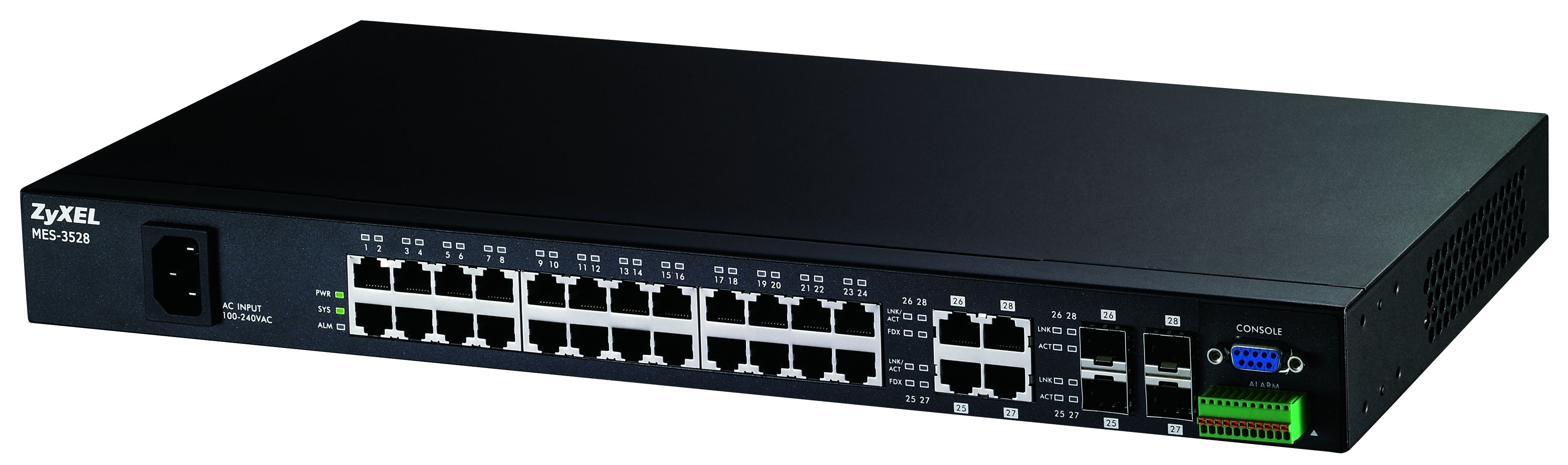 RRC: przełącznik ZyXELa z 24 portami Fast Ethernet