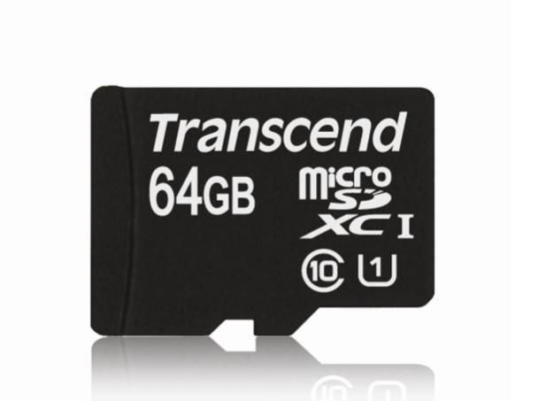 Transcend: 64 GB na mikro-SDXC