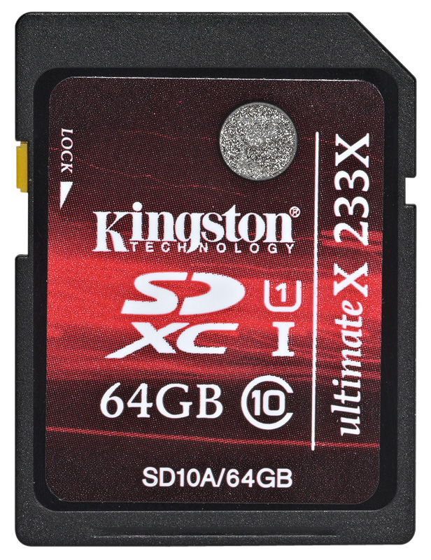 Kingston SDXC 64GB class 10