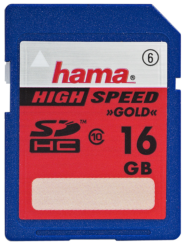Hama SDHC 16GB HS Gold class 10