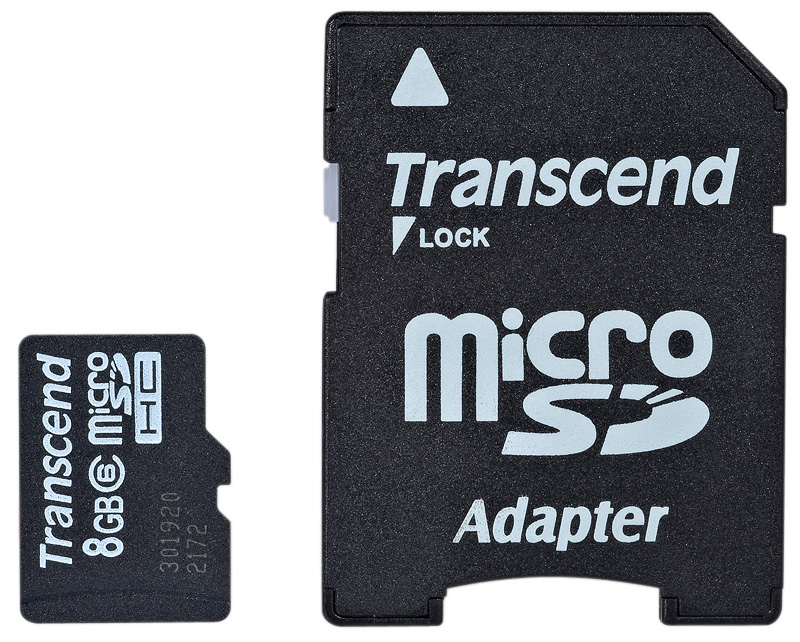 Transcend microSDHC 8GB class 6