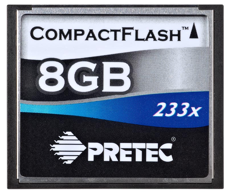 Pretec CF 8GB CFS208G 233x