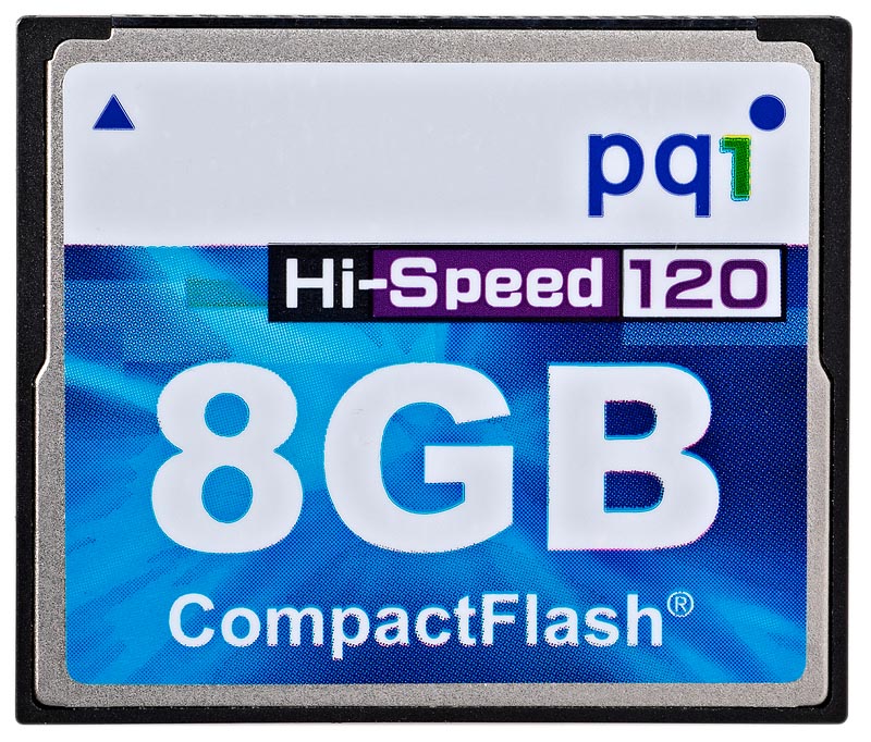 PQI CF 8GB Hi-Speed 120x AC80-8030R01F8