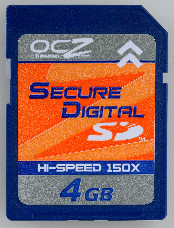 OCZ SD 4GB 150x