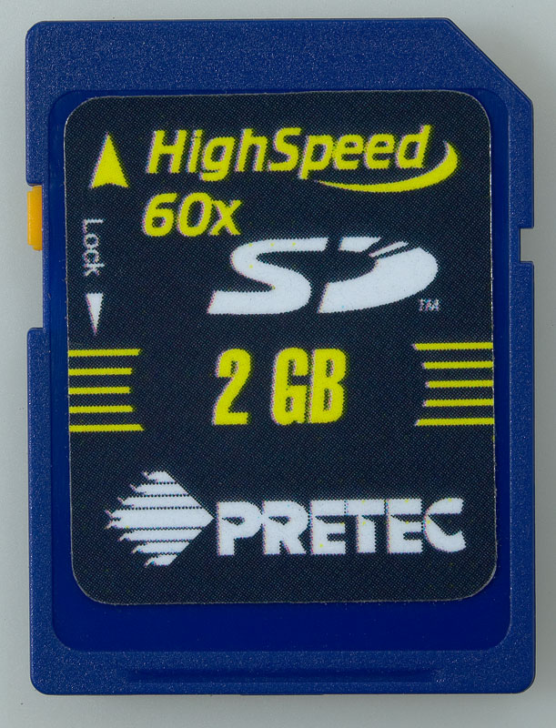 Pretec SD 2GB 60x HighSpeed