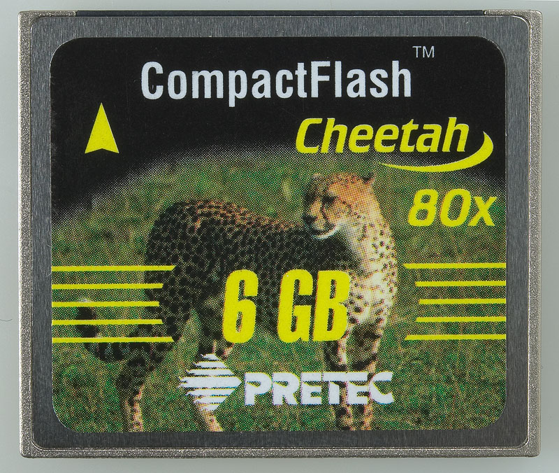 Pretec CF 6GB 80x Cheetah