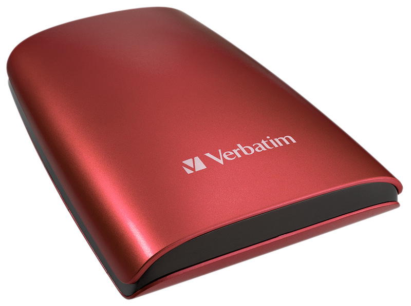 Verbatim Portable Hard Drive 47583 320GB Color Edition Czerwony