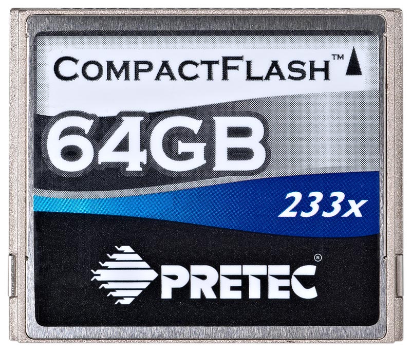 Pretec CF 64GB CFS264G-34 233x