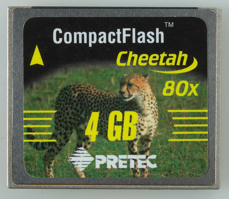 Pretec CF 4GB 80x Cheetah