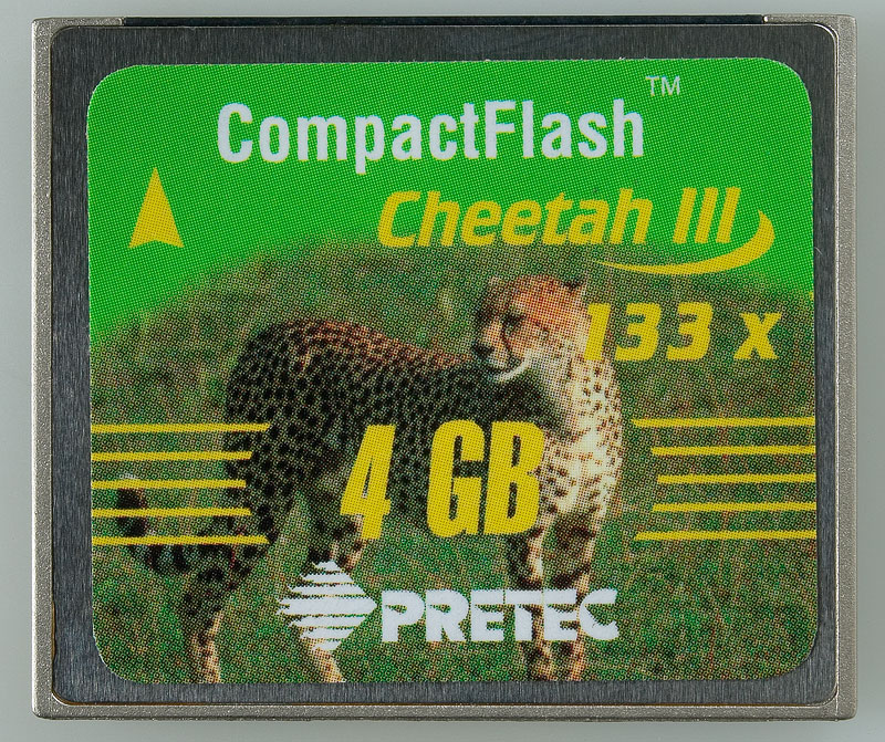 Pretec CF 4GB 133x Cheetah III