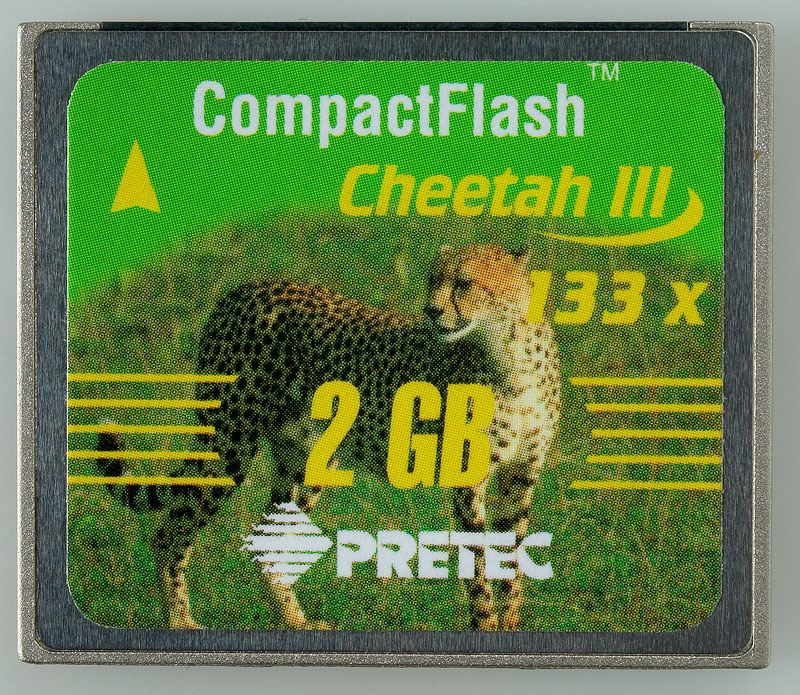 Pretec CF 2GB 133x Cheetah III