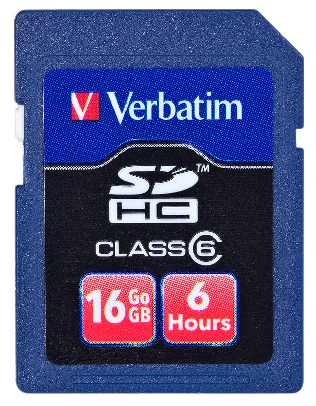 Verbatim SDHC HD Video 16GB class 6