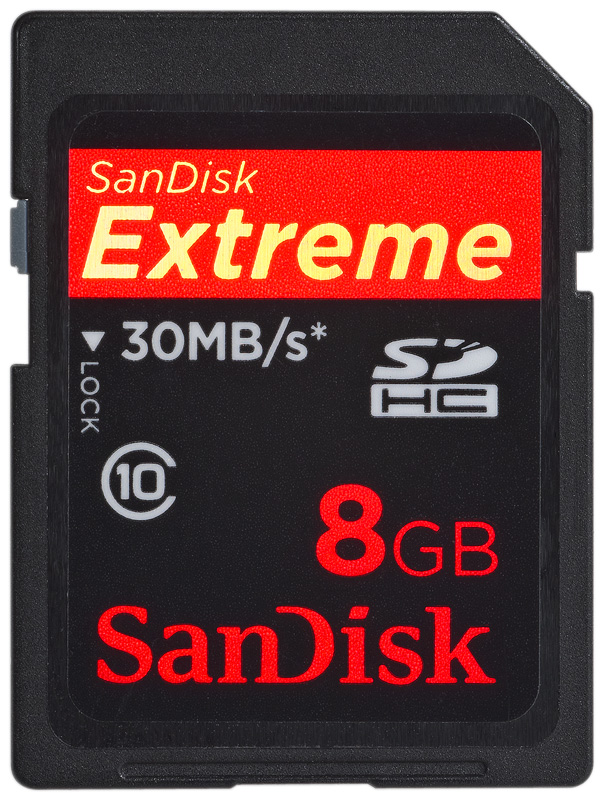 SanDisk SDHC Extreme 8GB class 10