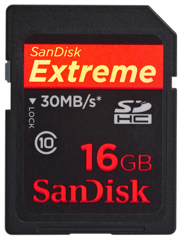 SanDisk SDHC Extreme 16GB class 10