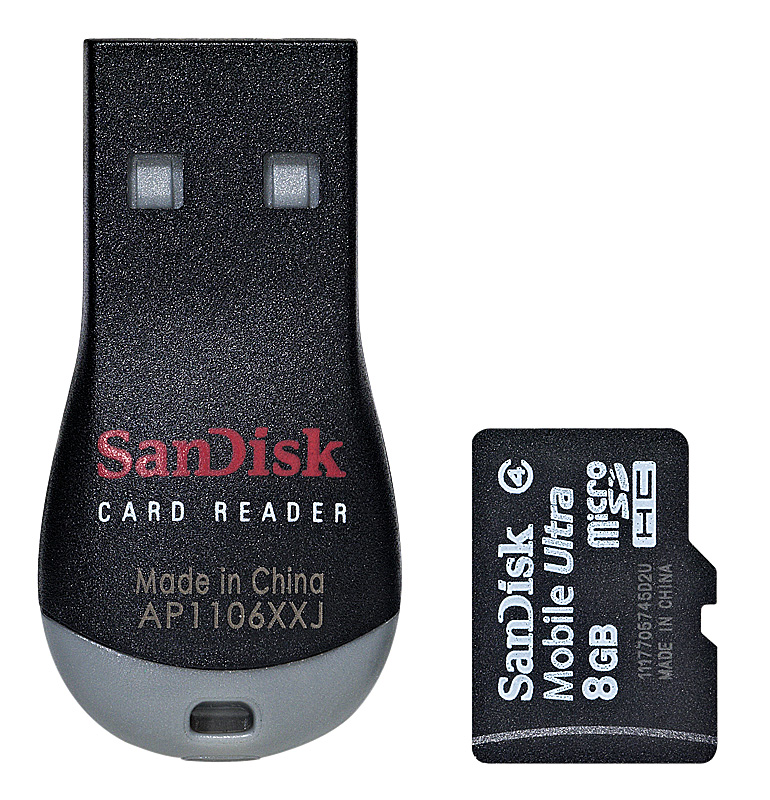 SanDisk microSDHC Mobile Ultra 8GB class 4