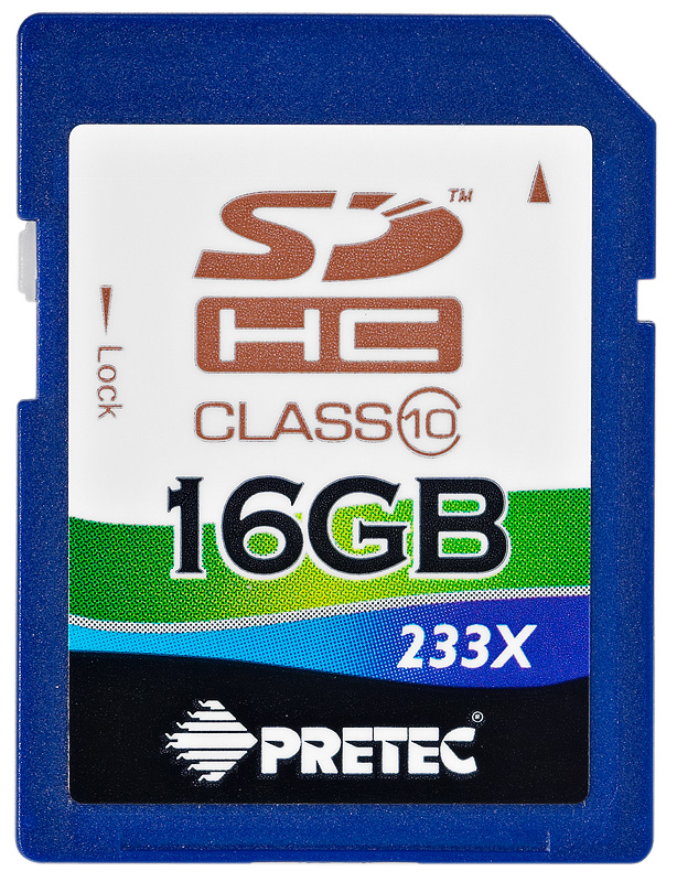 Pretec SDHC 16GB 233x class 10
