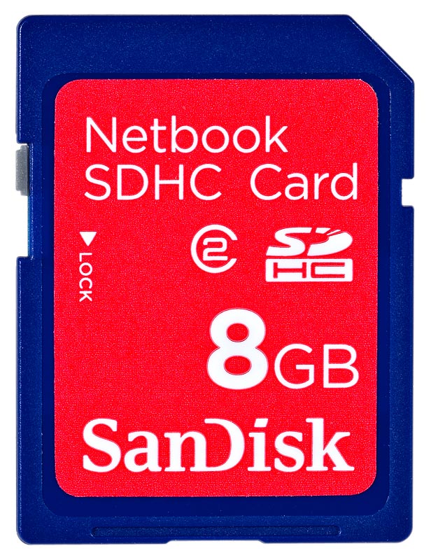 SanDisk SDHC Netbook 8GB  class 2