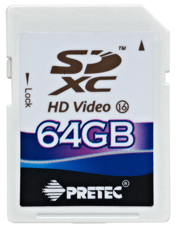 Pretec SDXC 64GB HD Video class 16