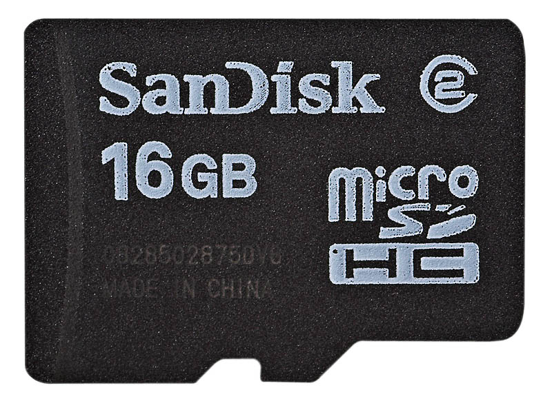 SanDisk microSDHC 16GB class 2