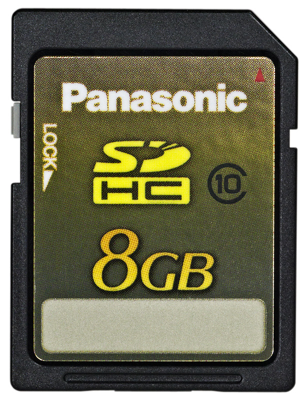 Panasonic SDHC 8GB Gold  class 10