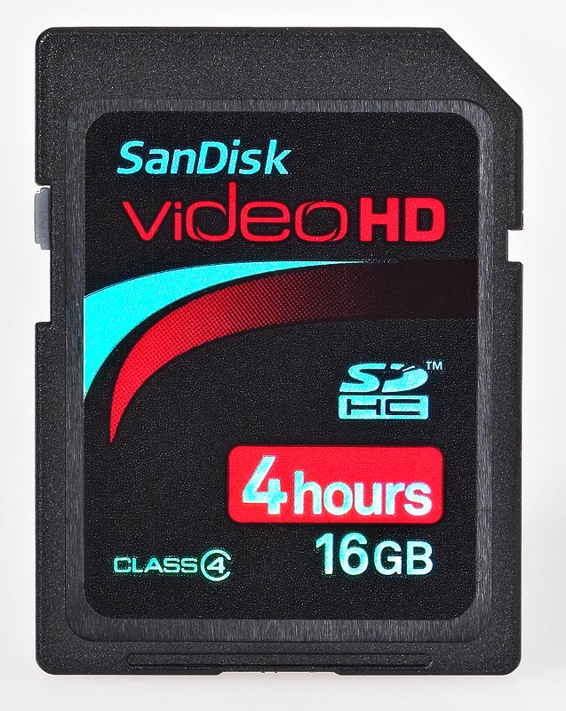 SanDisk SDHC HD Video 16GB  class 4