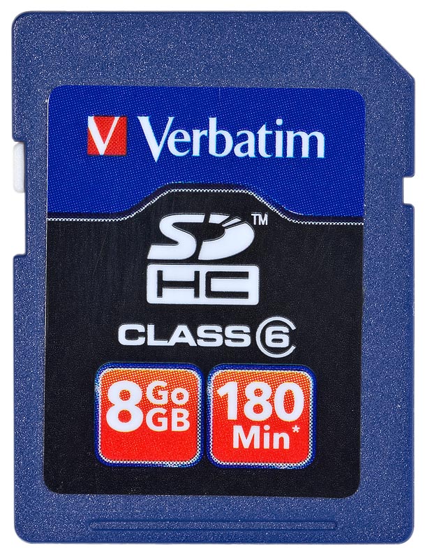 Verbatim SDHC HD Video 8GB  class 6