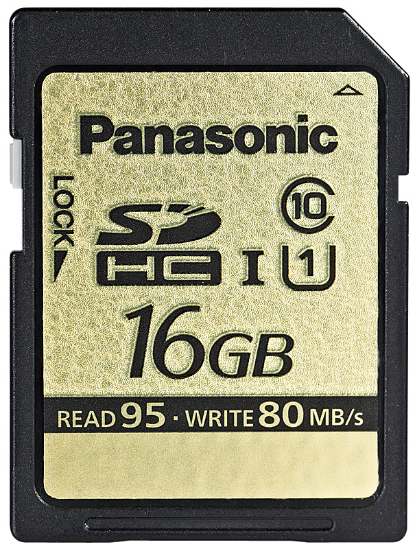 Panasonic SDHC 16GB Gold Pro class 10