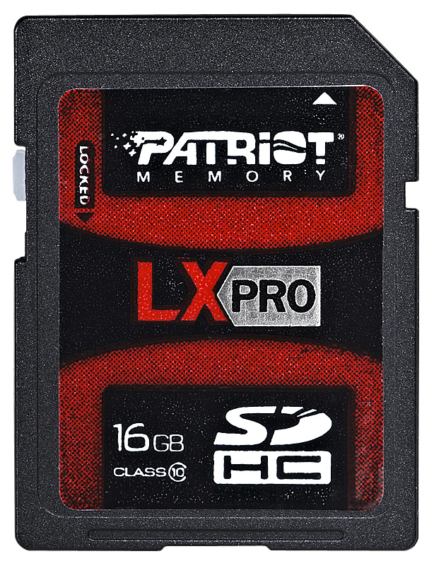 Patriot SDHC LX PRO 16GB class 10