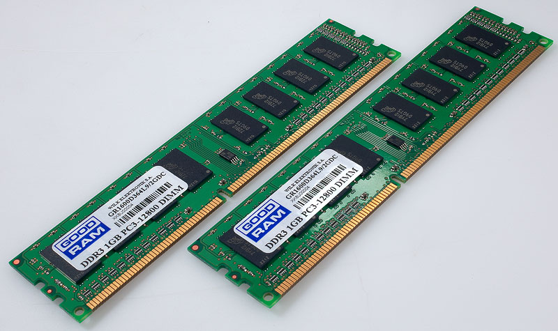 GoodRAM DDR3 2GB Kit PC3-12800 Dual Channel CL9 GR1600D364L9/2GDC