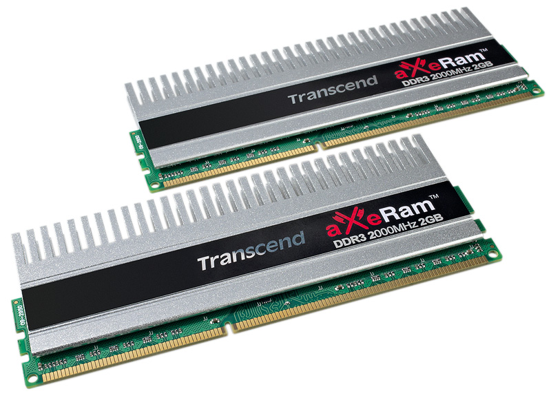 Transcend aXe RAM 4GB (2x2GB) 2000MHz PC3-16000 CL9 TX2000KLU-4GK