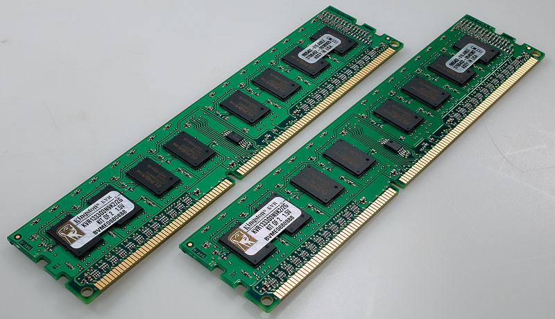 Kingston ValueRAM 2GB PC3-10600 CL9 Kit KVR1333D3N9K2/2G