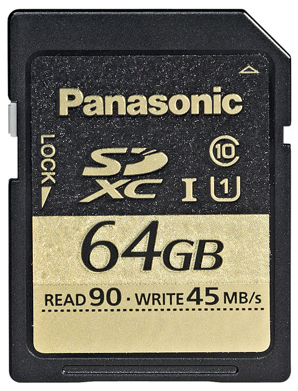 Panasonic SDXC 64GB Gold class 10