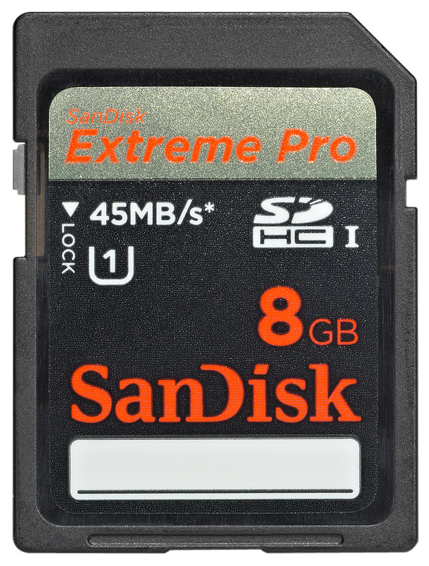 SanDisk SDHC Extreme Pro 8GB class 10