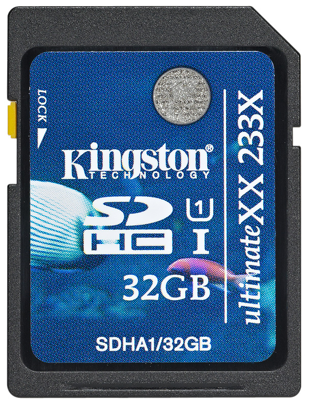 Kingston SDHC 32GB UltimateXX class 10
