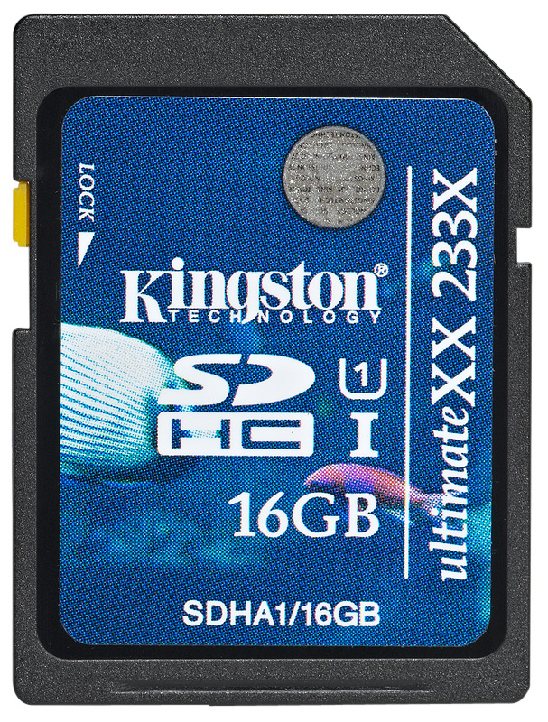 Kingston SDHC 16GB UltimateXX class 10