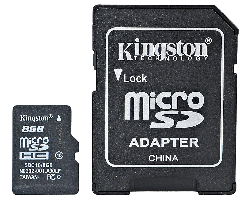 Kingston microSDHC 8GB class 10